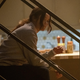 Rebecca Breeds as Clarice Starling, looking pensive